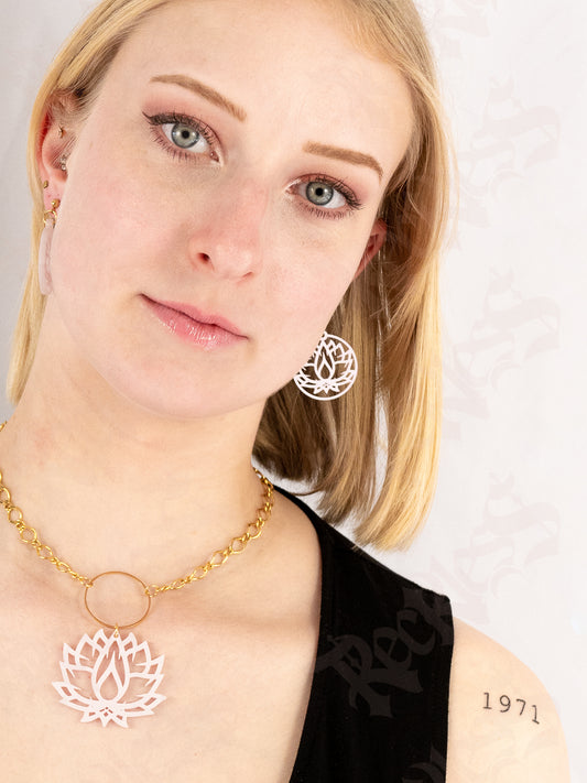 Lotus earrings (NEW)