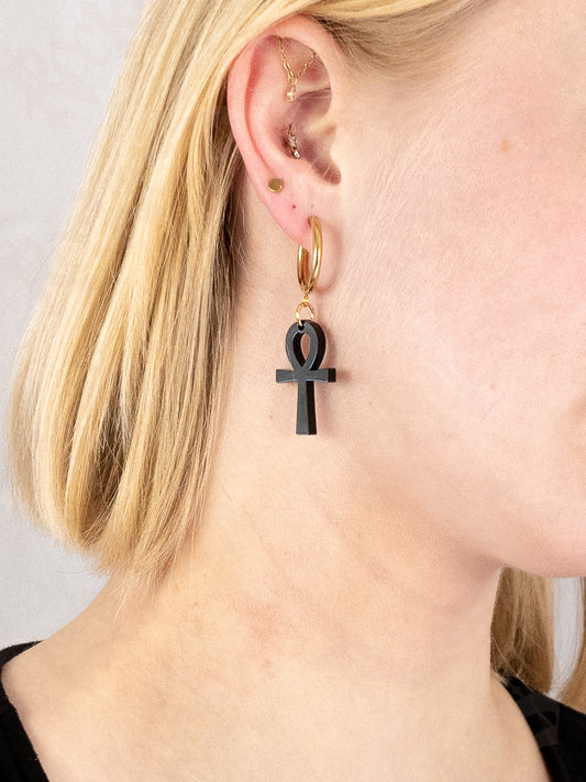 Mini Ankh earrings