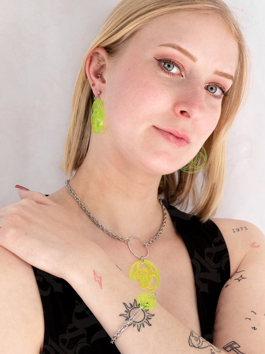 Boucles d'oreilles Biohazard