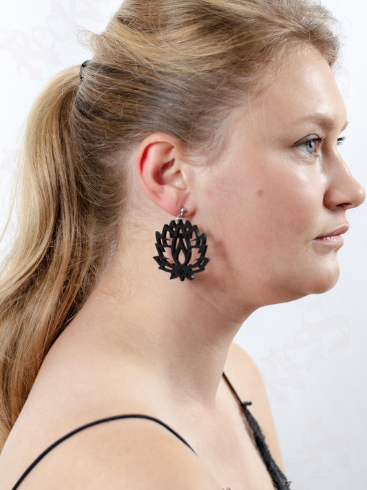 Lotus earrings