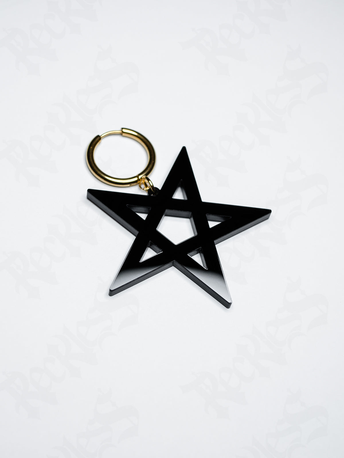 Pentagram earrings