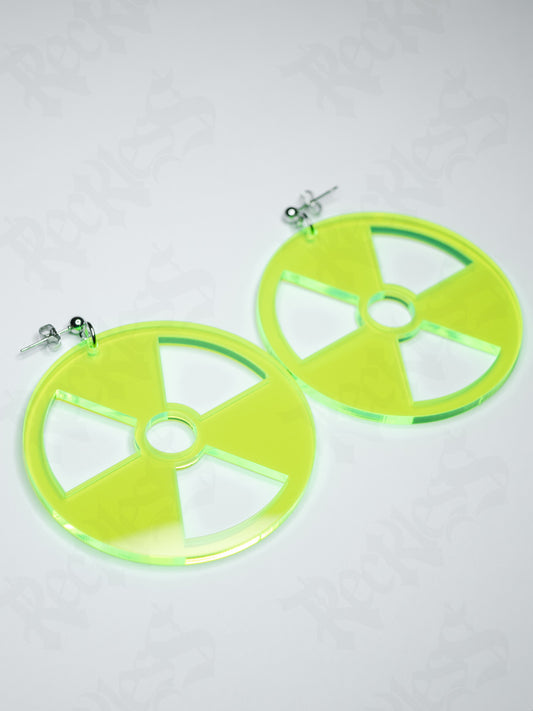 Radioactive earrings
