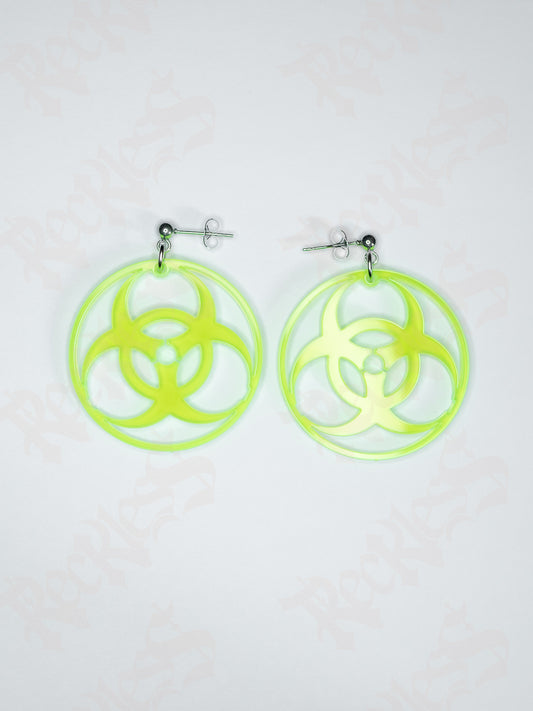 Boucles d'oreilles Biohazard