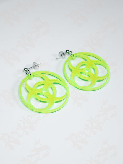 Boucles d'oreilles Biohazard