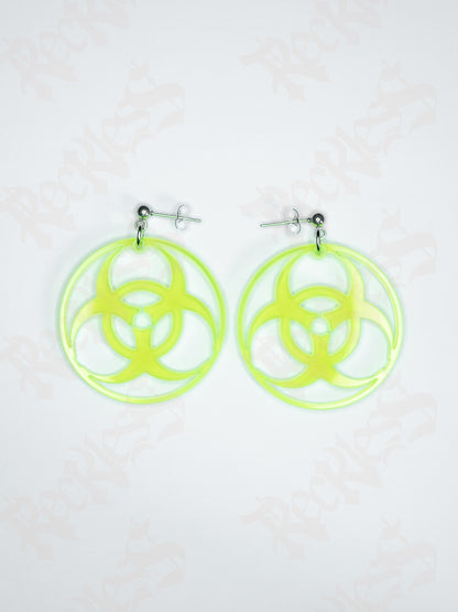 Boucles d'oreilles Biohazard