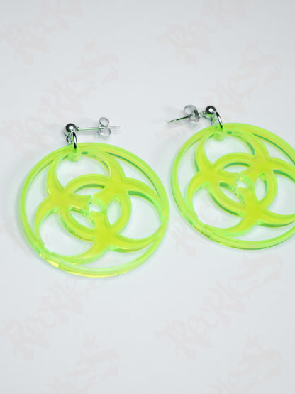Boucles d'oreilles Biohazard