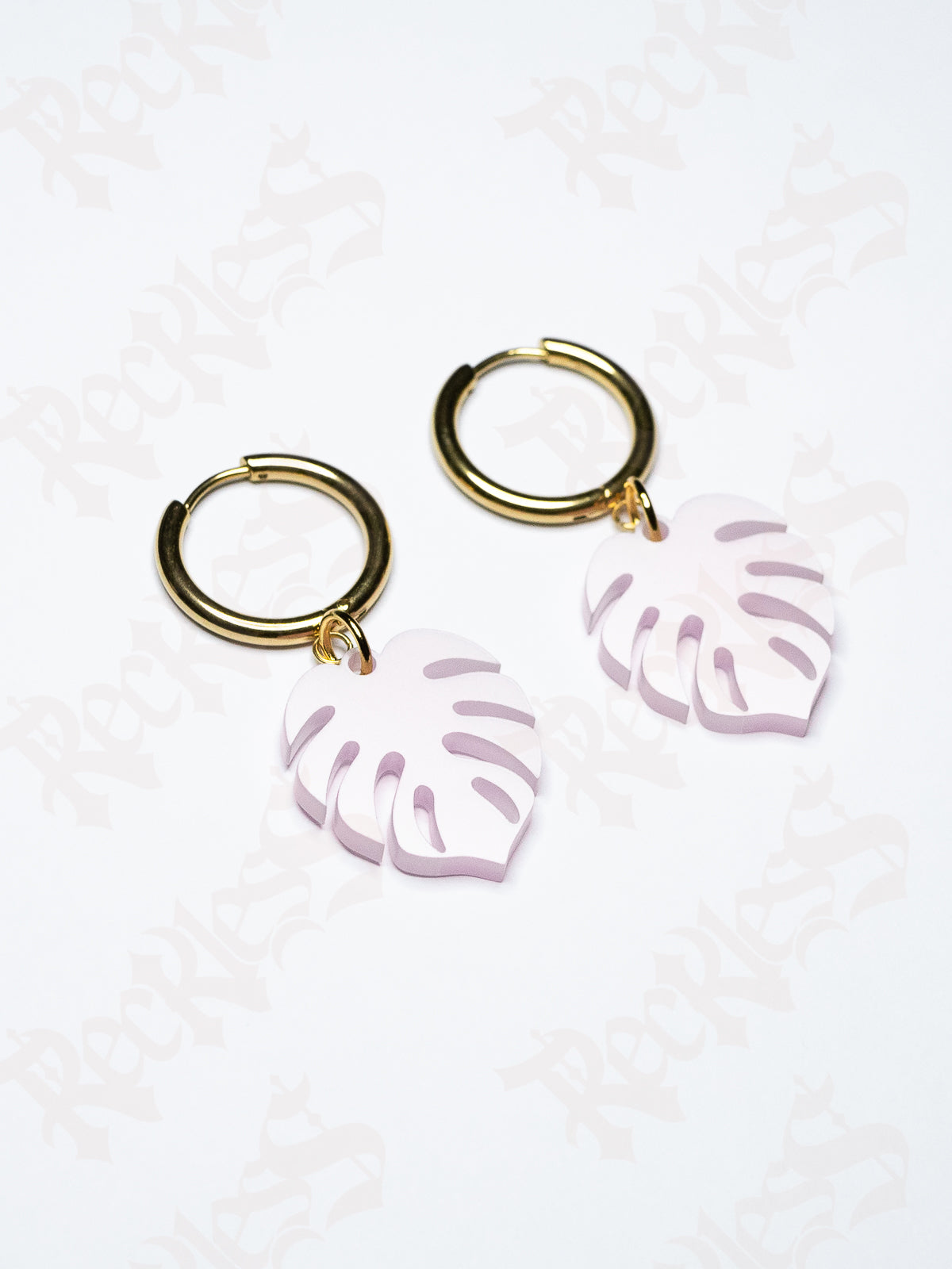 Boucles d'oreilles Monstera