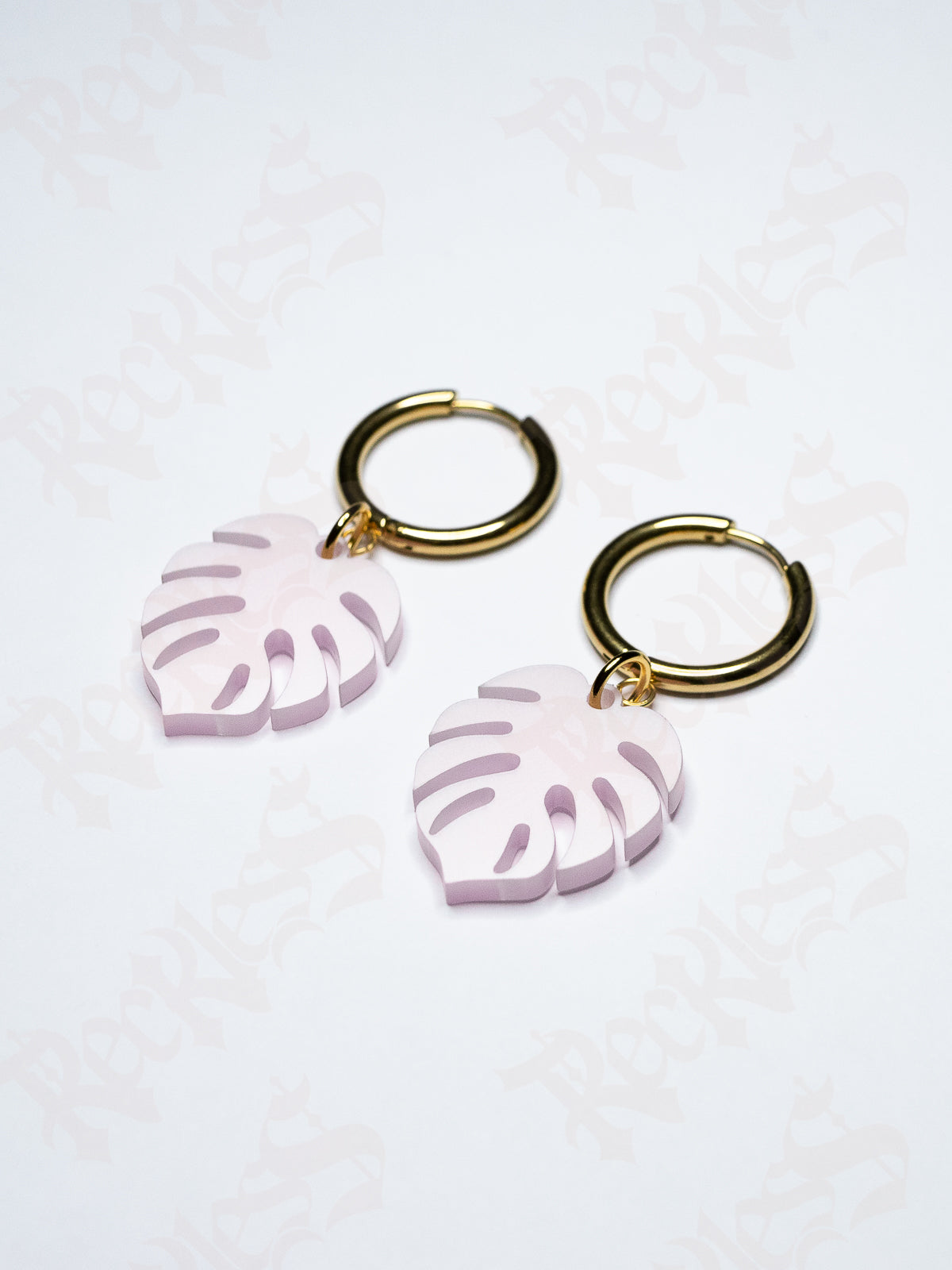 Boucles d'oreilles Monstera