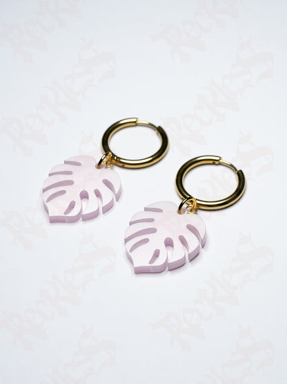 Boucles d'oreilles Monstera