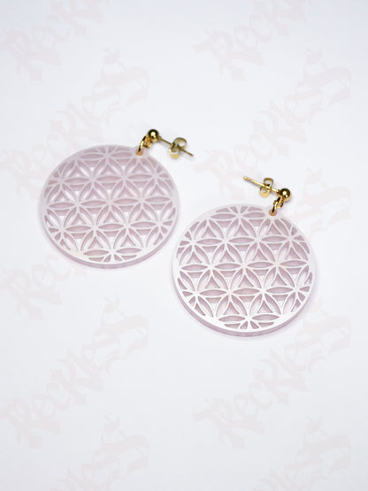 Boucles d'oreilles Fleur de vie