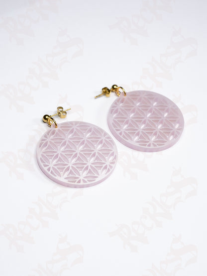 Boucles d'oreilles Fleur de vie