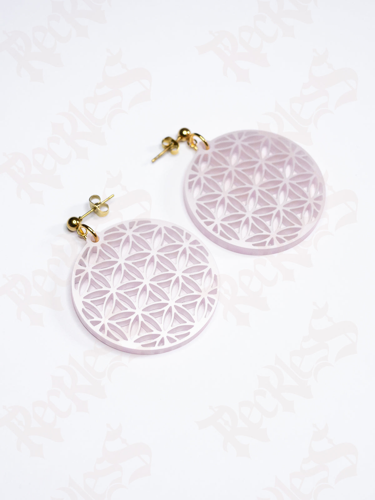 Boucles d'oreilles Fleur de vie