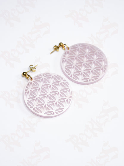 Boucles d'oreilles Fleur de vie