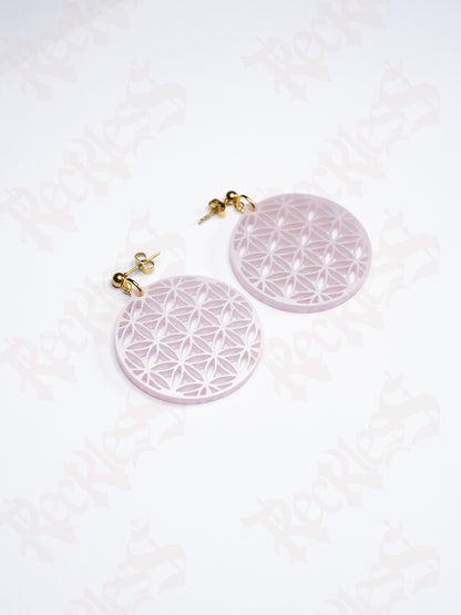 Boucles d'oreilles Fleur de vie