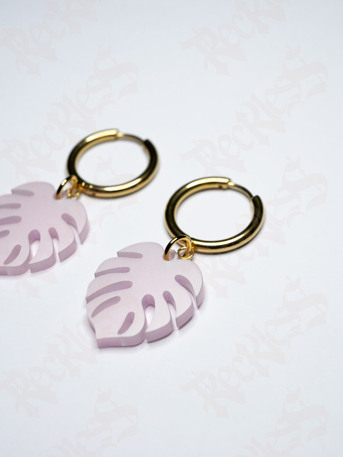 Boucles d'oreilles Monstera