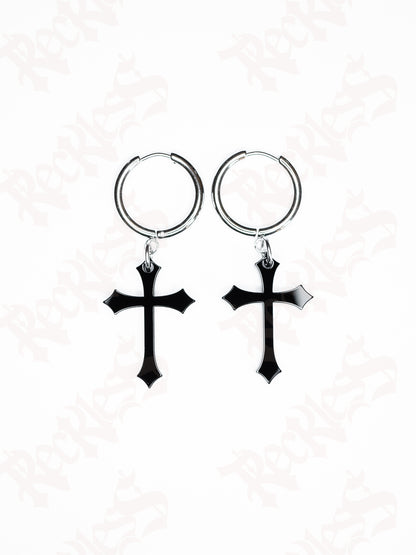 Mini Cross earrings