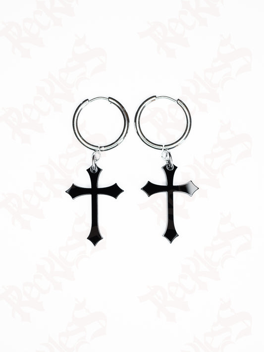 Mini Cross earrings