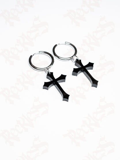 Mini Cross earrings