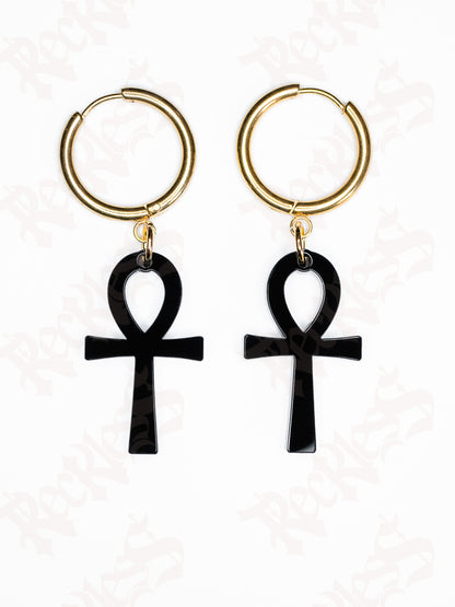Mini Ankh earrings