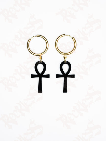 Mini Ankh earrings