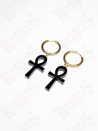 Mini Ankh earrings