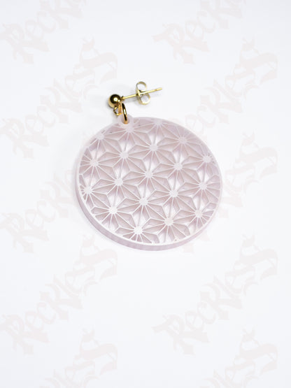 Asanoha earrings