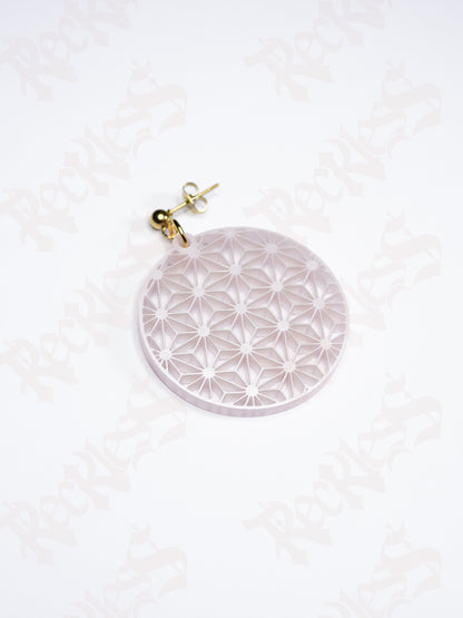 Asanoha earrings