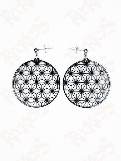 Asanoha earrings