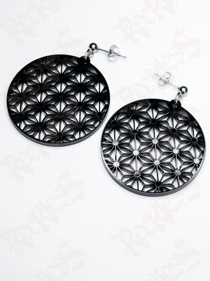 Asanoha earrings