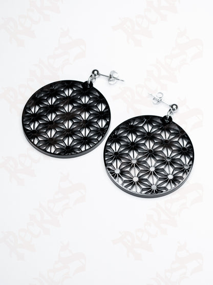 Asanoha earrings