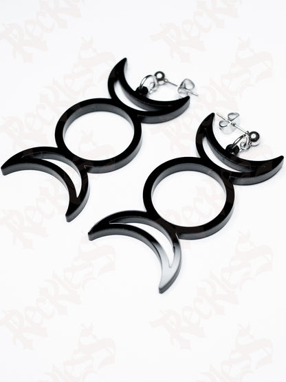 Triple Moon earrings (NEW)