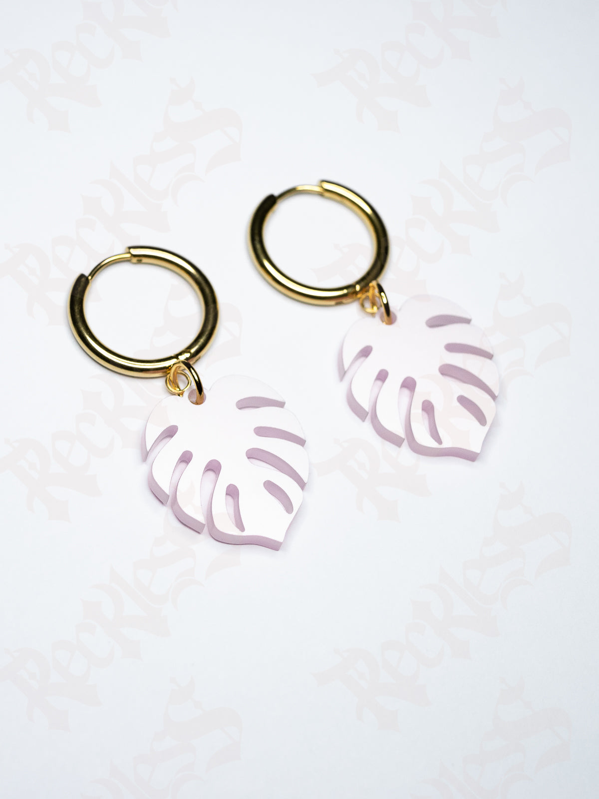 Boucles d'oreilles Monstera