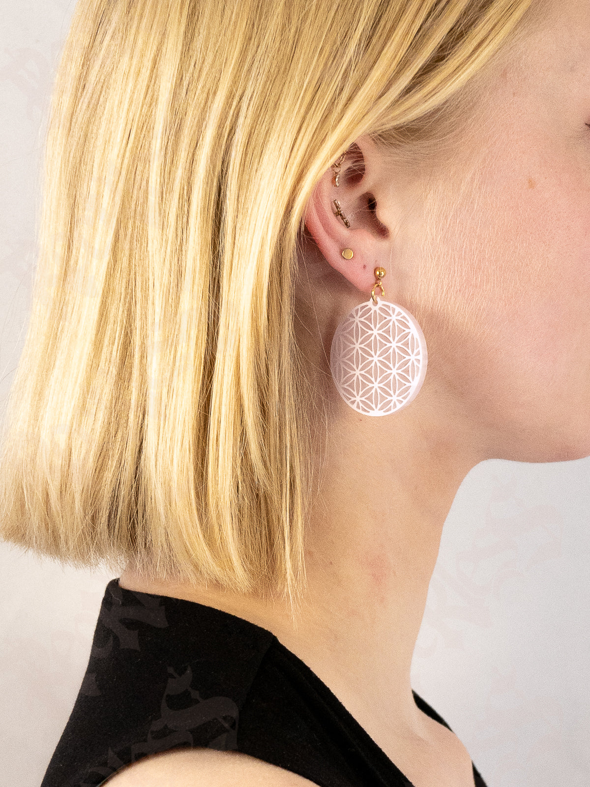 Boucles d'oreilles Fleur de vie