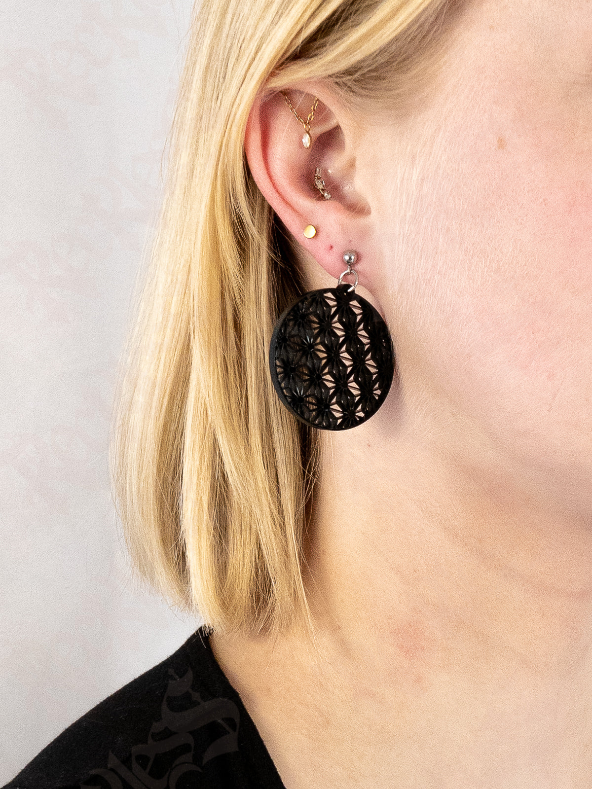 Asanoha earrings