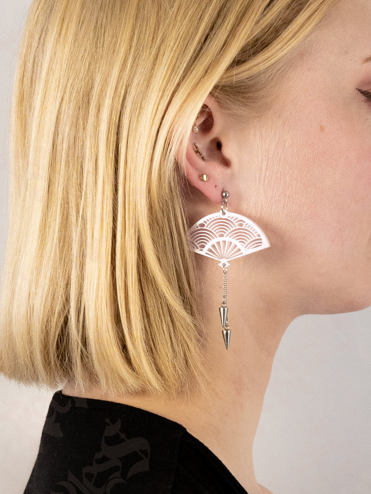 Japanese Fan earrings (NEW)