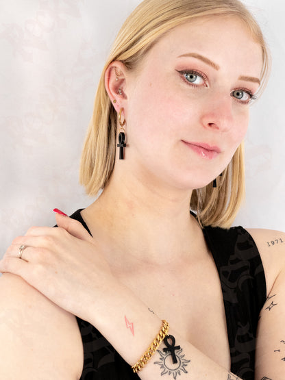 Mini Ankh earrings