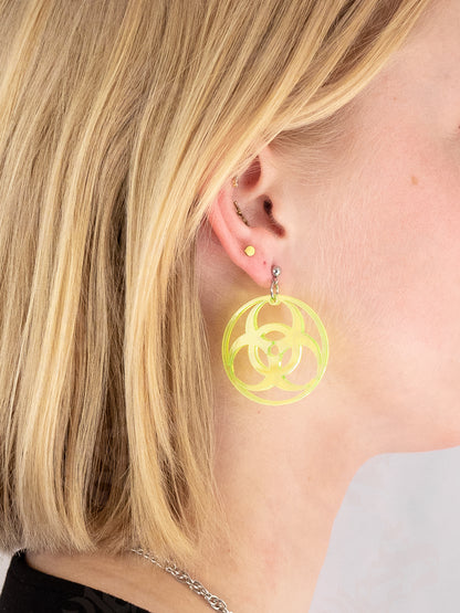 Boucles d'oreilles Biohazard