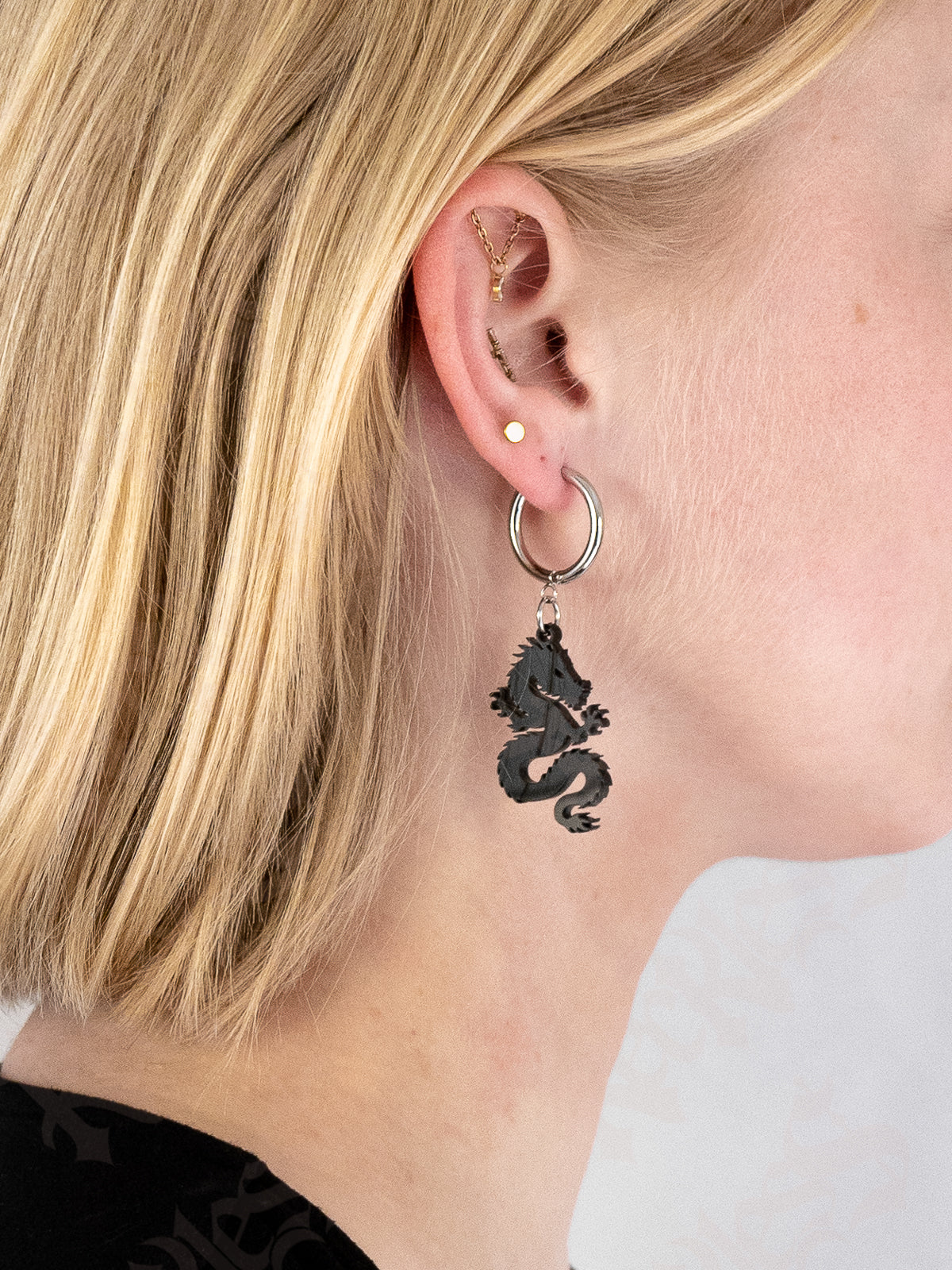 Boucles d'oreilles Dragon Mini