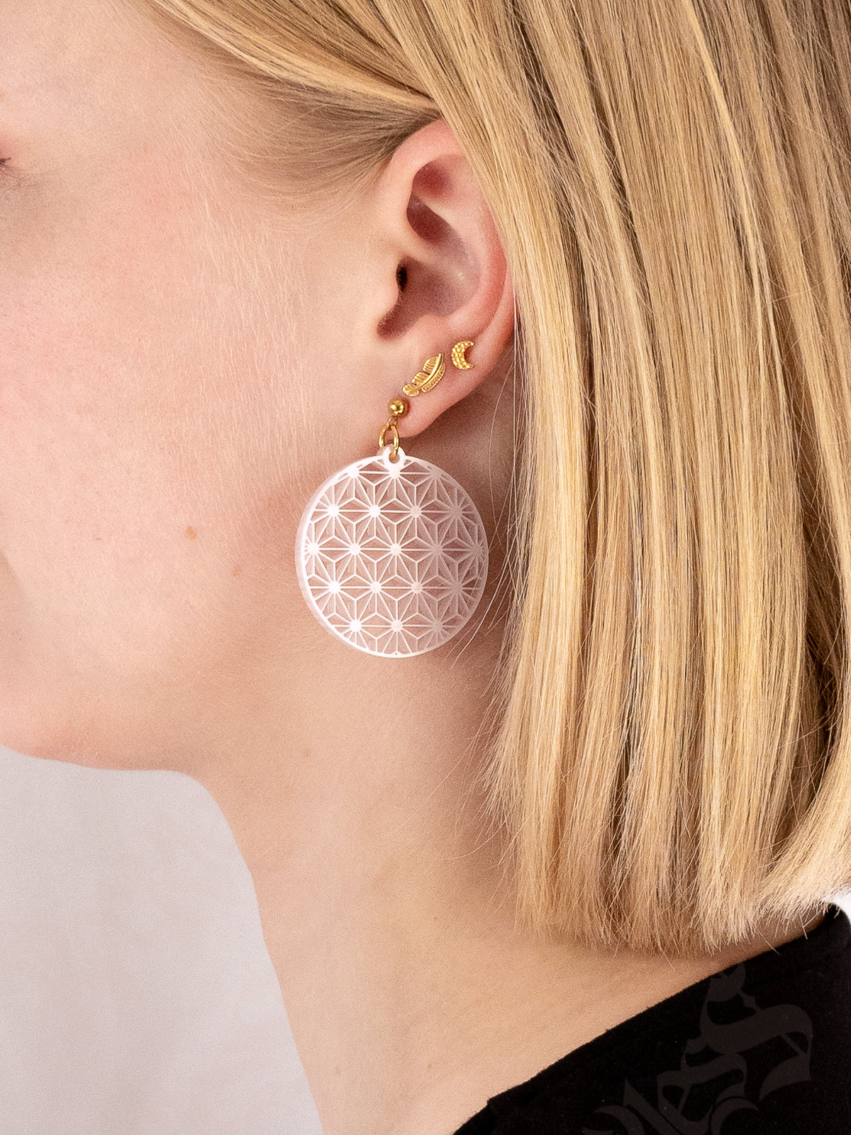 Asanoha earrings