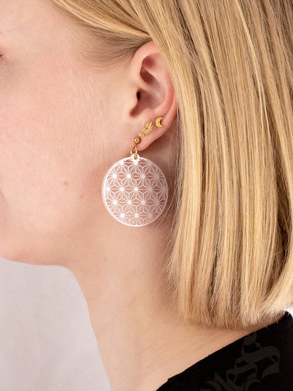 Asanoha earrings
