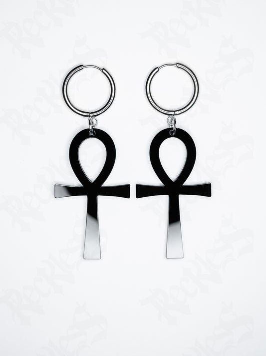 Ankh earrings