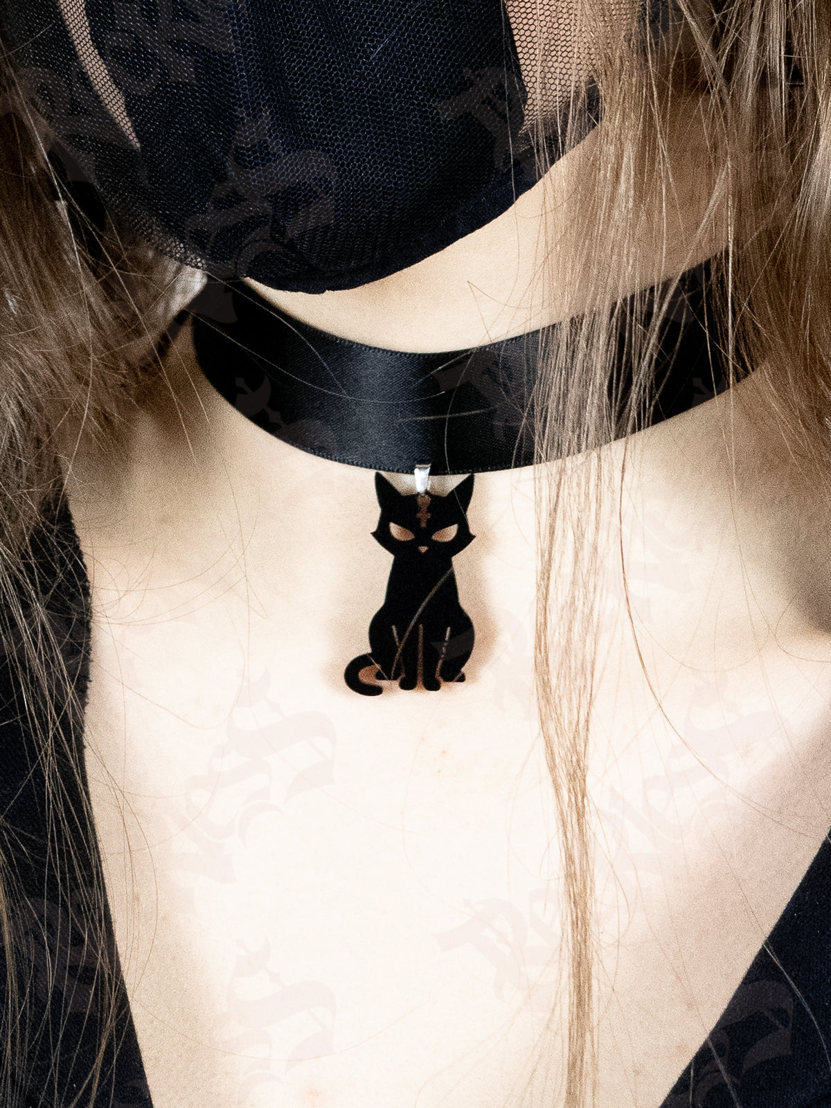 Collier ras-de-cou Chat