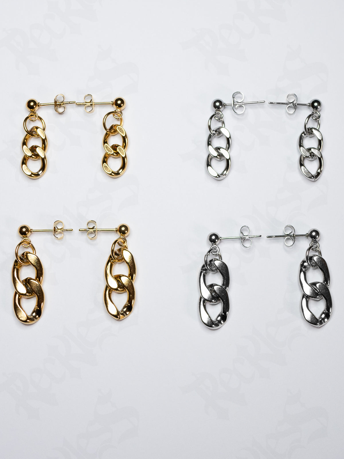 Chain earrings