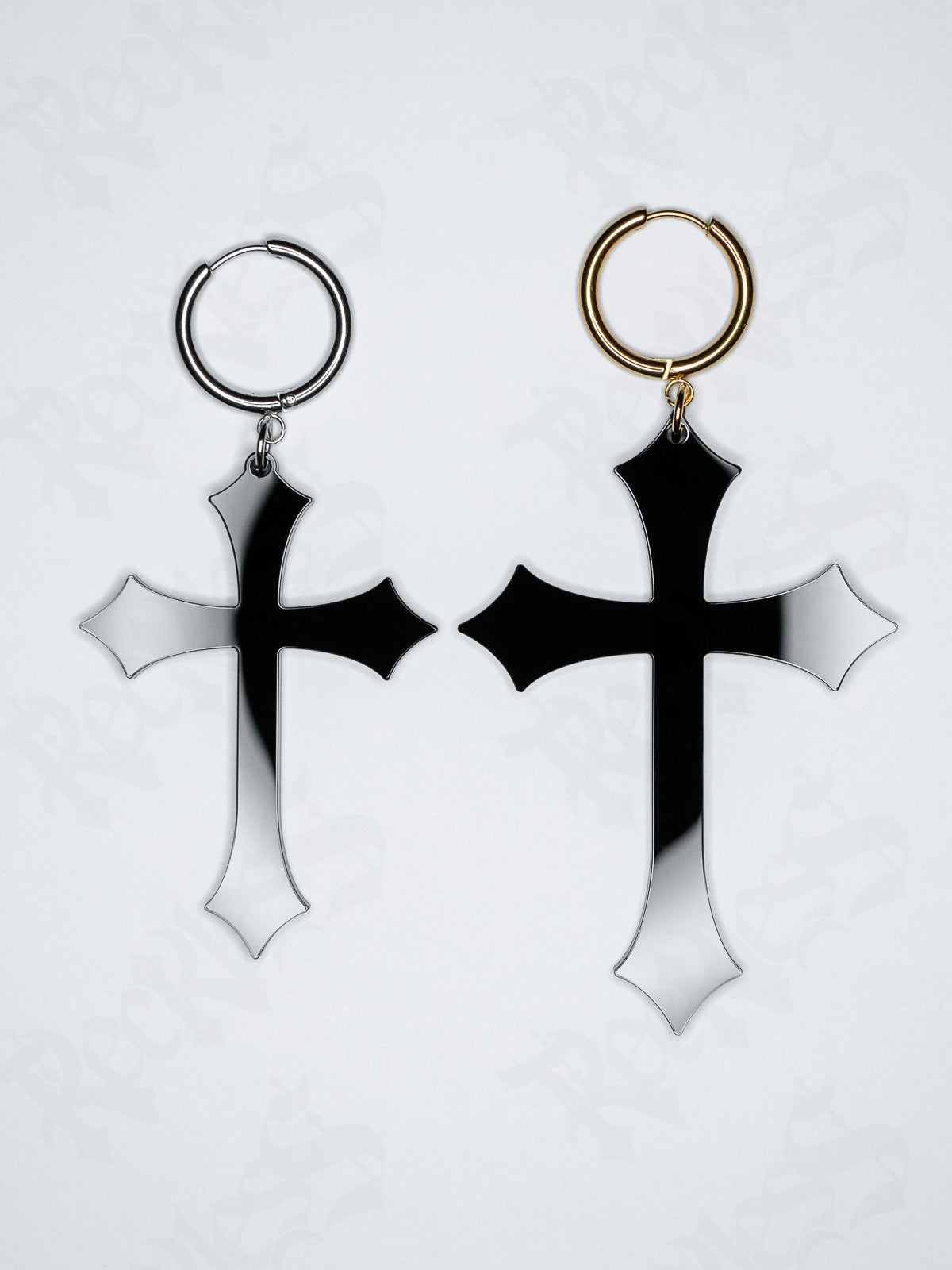 Cross earrings
