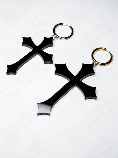 Cross earrings