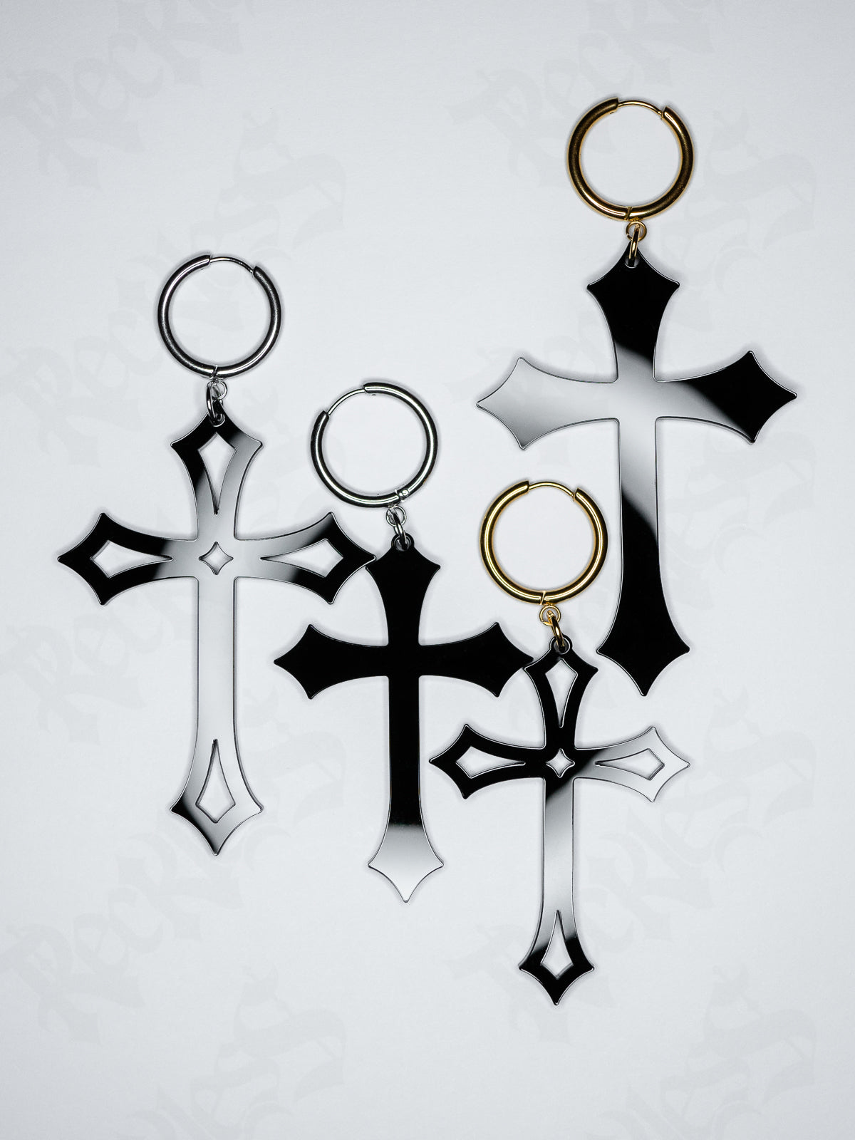 Cross earrings