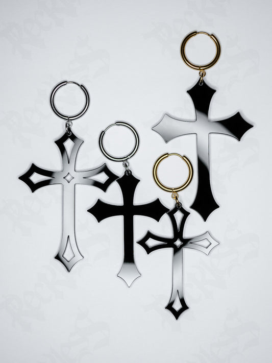 Cross earrings