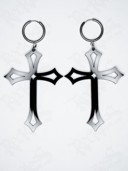 Cross earrings