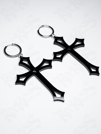 Cross earrings