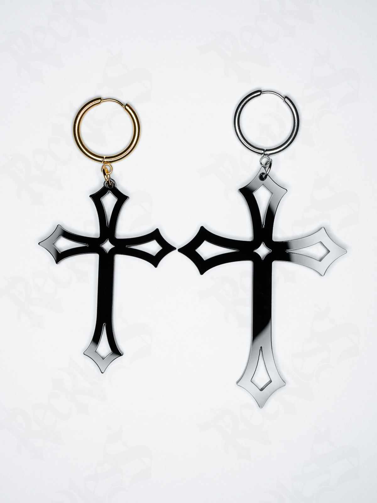 Cross earrings